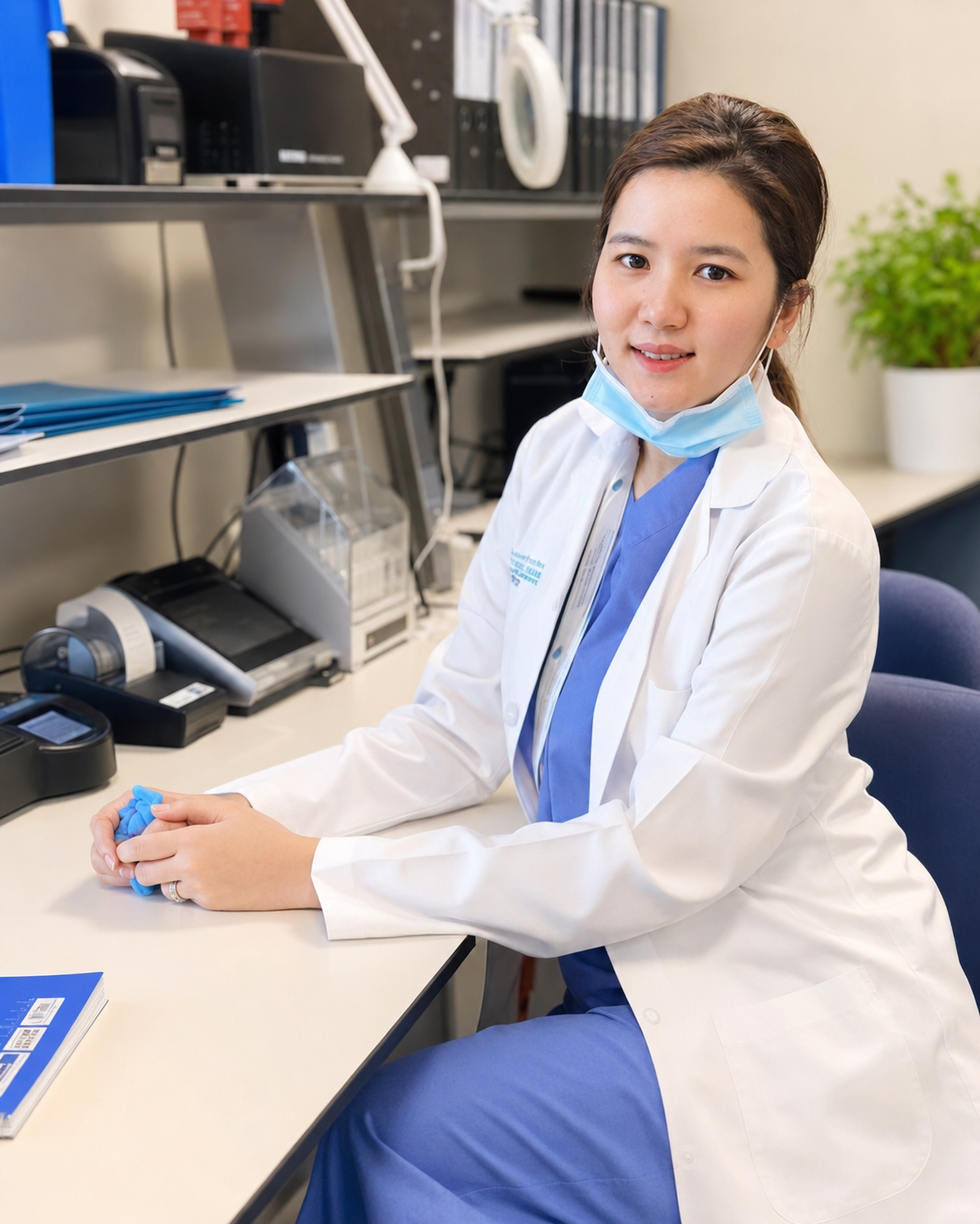 Joan Marie Gonzales during her nursing career