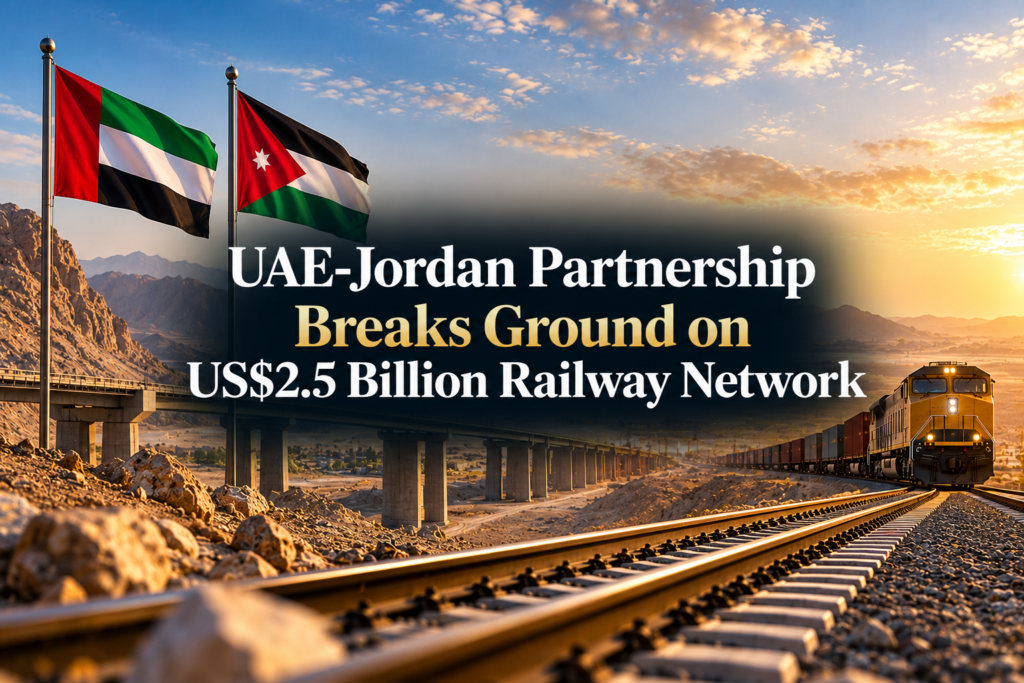UAE-Jordan Partnership Breaks Ground on US$2.5 Billion Railway Network