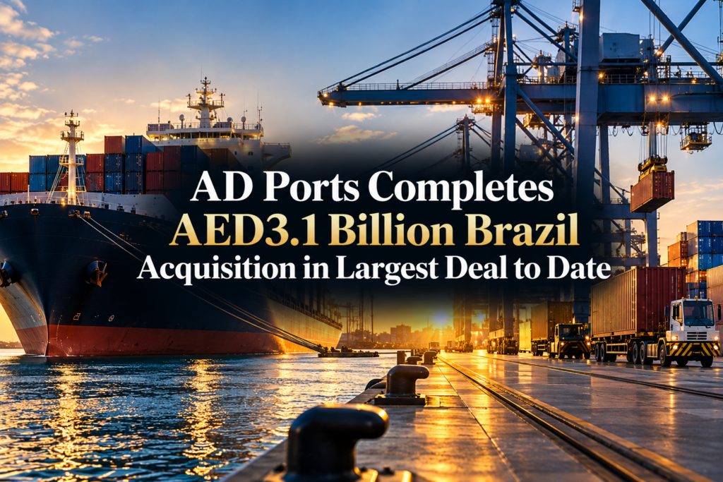 AD Ports Completes AED3.1 Billion Brazil Acquisition in Largest Deal to Date